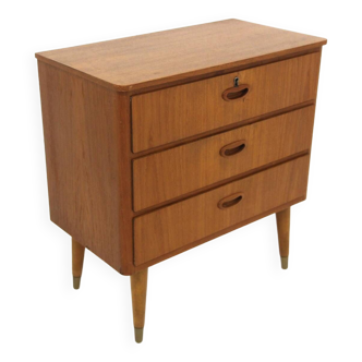 Scandinavian teak chest of drawers, Sweden, 1960