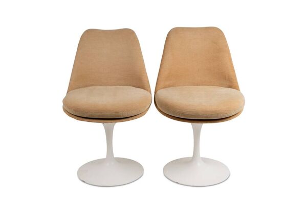 Série de 8 chaises « Tulipe » par Eero Saarinen, pour Knoll, années 1970