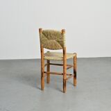 Set of 6 Bauche model chairs by Charlotte Perriand, circa 1960.