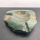 Ashtray / Pocket tray in malachite. Vintage 70s