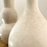 White vase in tadelakt