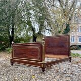 Magnificent Louis XVI style flamed mahogany bed Attributed to Gervais-maximilien Durand