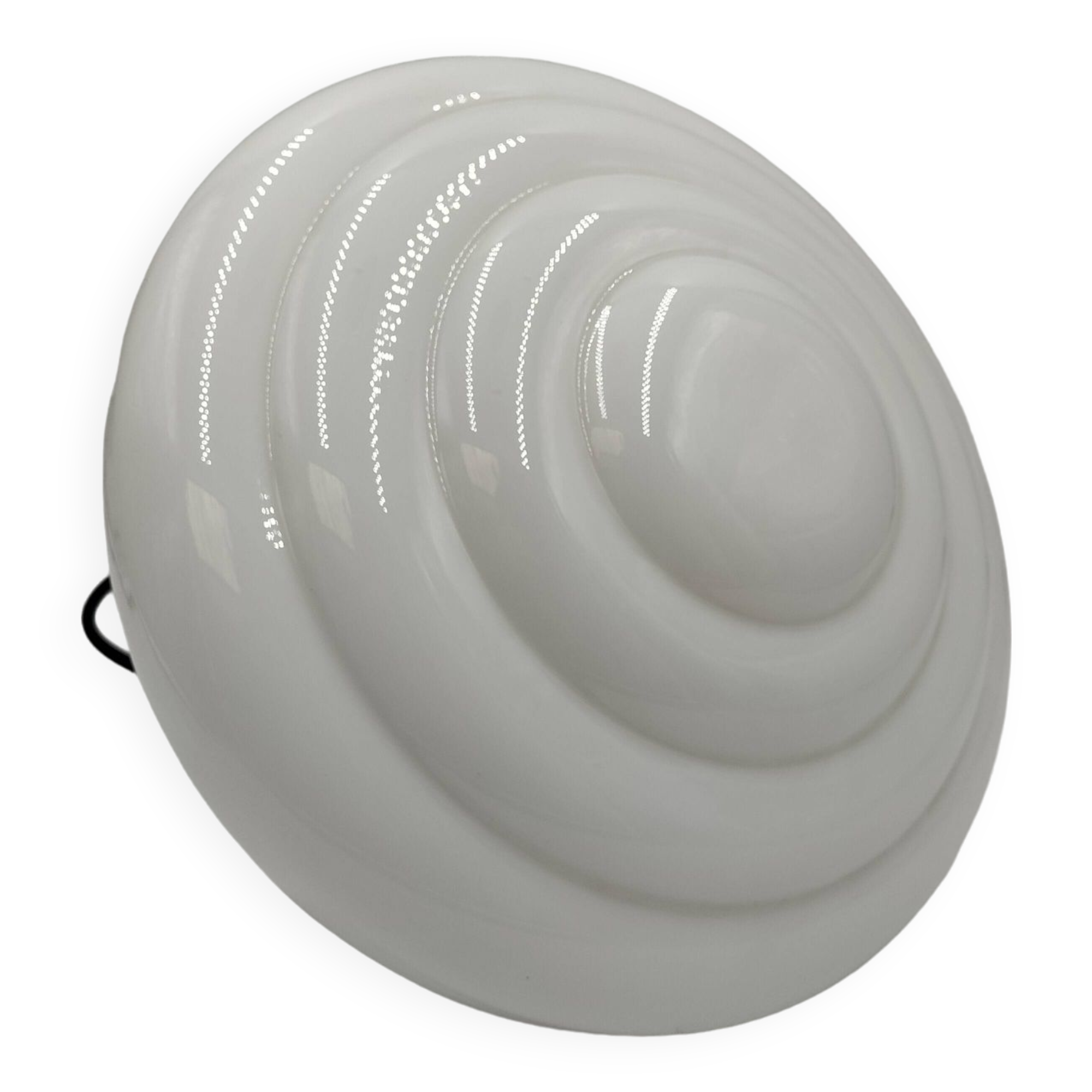 Opaline art deco pendant light