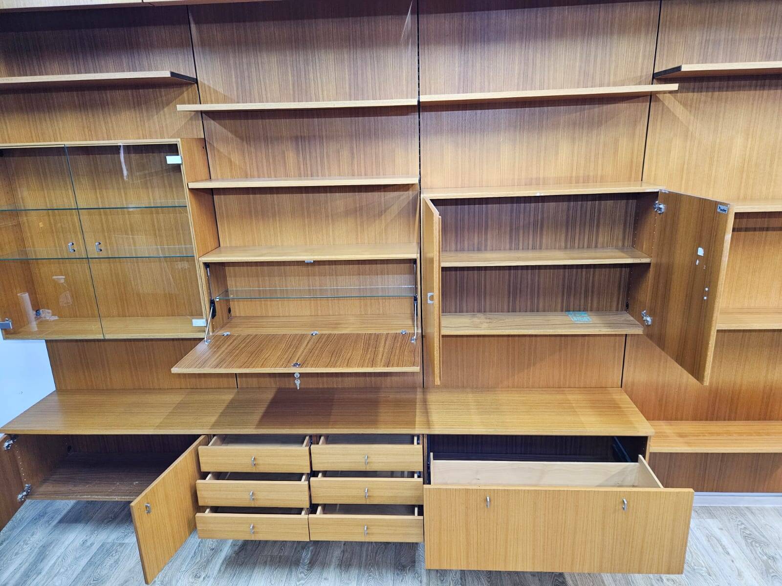 Modular teak shelf / germany / 1970s / cadovius style / kai kristiansen