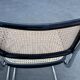 Ensemble de 4 chaises vintage modèle Cesca B32 en noir et chrome