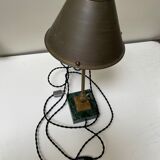 Articulated brass lamp