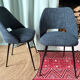 Paire de chaise gondole vintage 