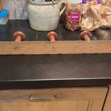 Wall coat rack 5 wooden hooks