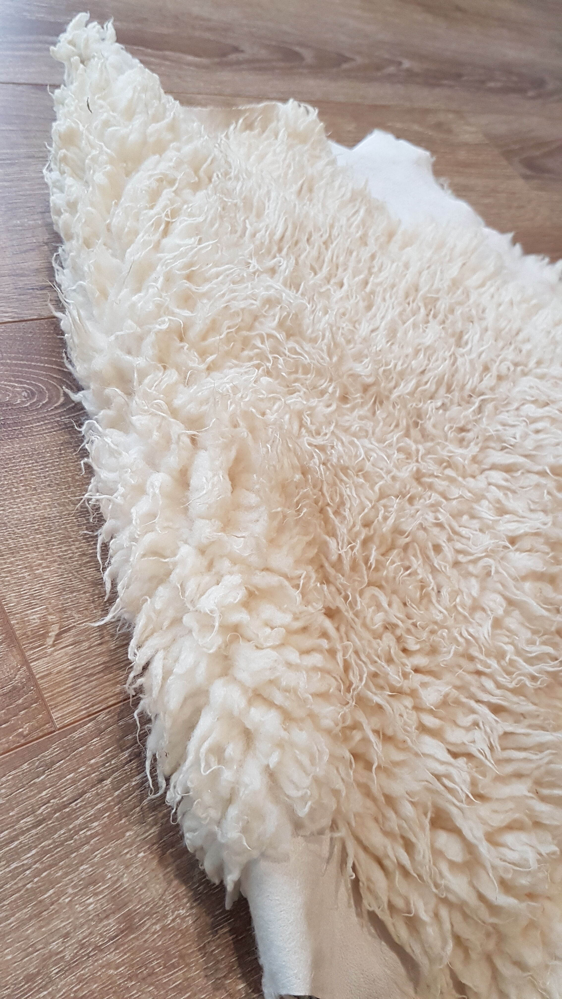 Tanned sheepskin