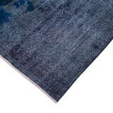 Hand-knotted vintage oriental 1980s 112 cm x 201 cm purple rug