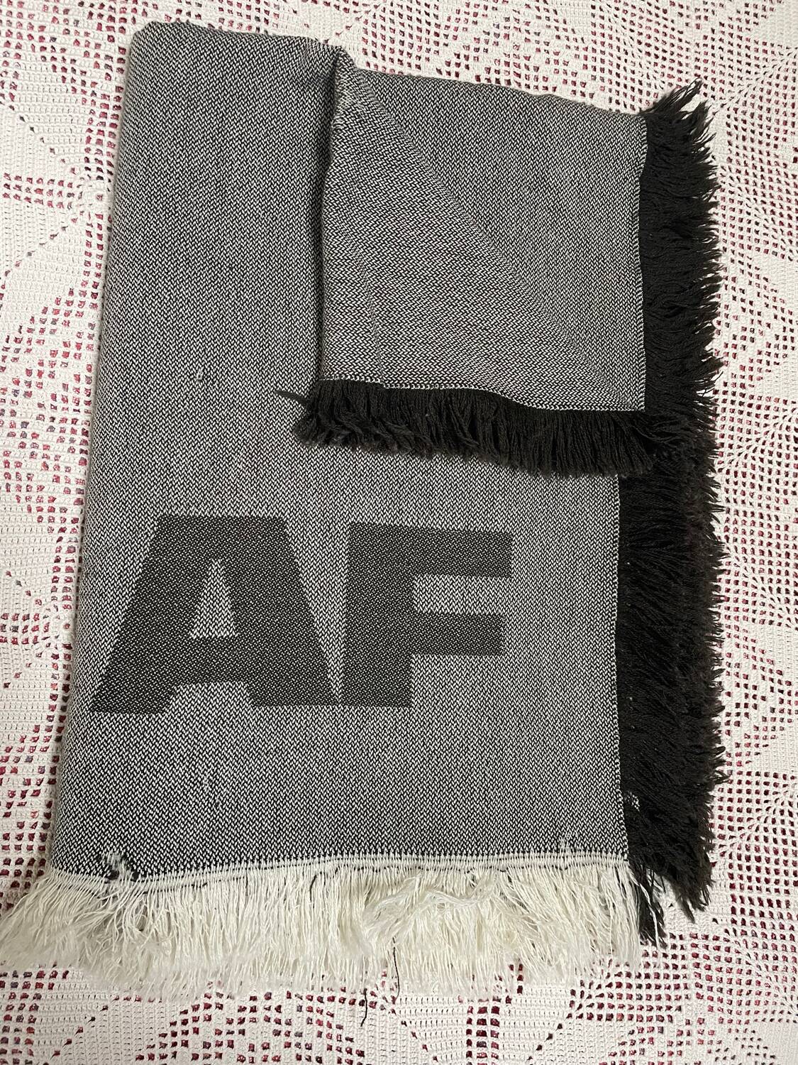 plaid Air France laine vierge