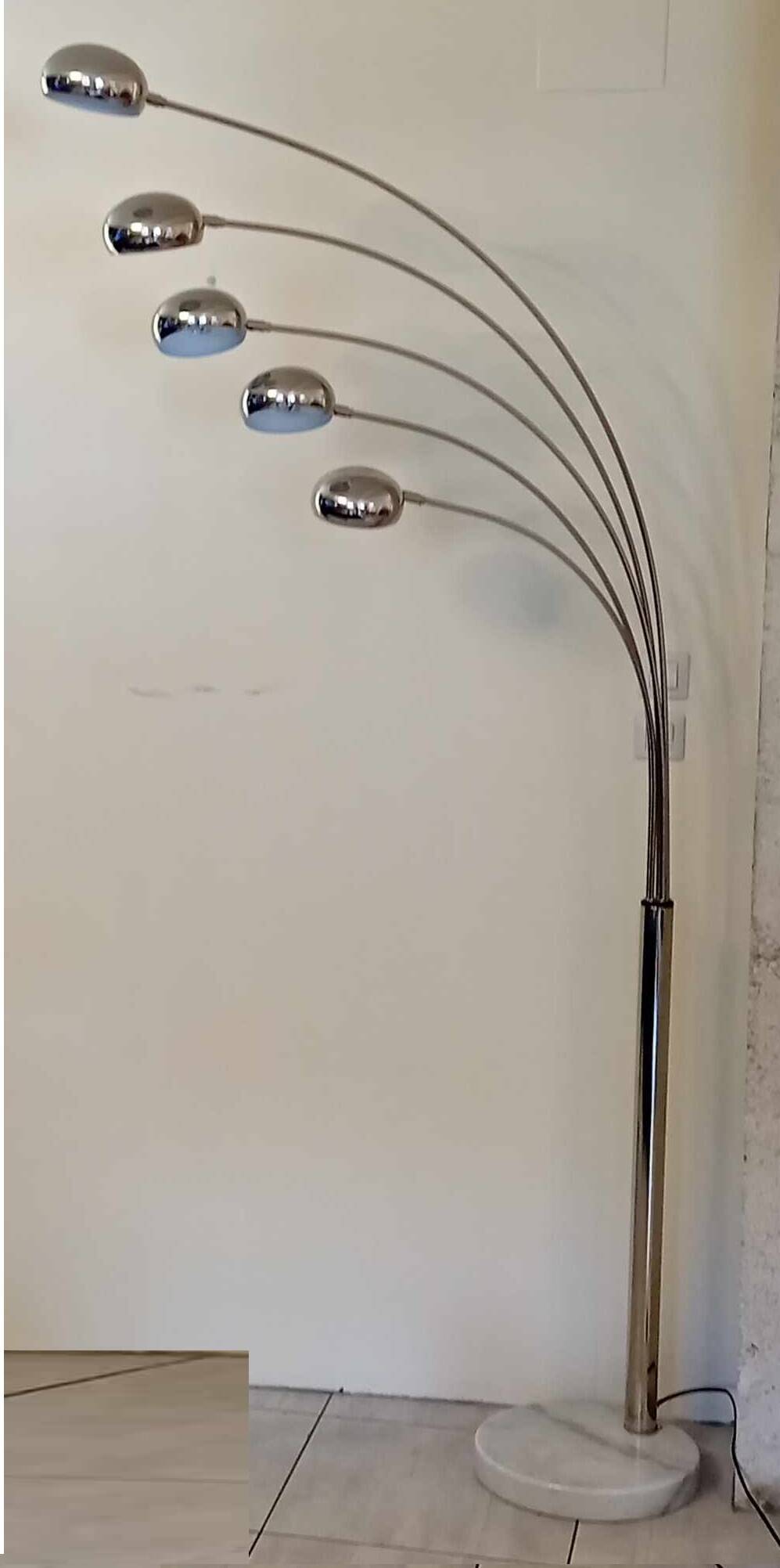 Set of 2 five fingers floor lamps by kare design 70's