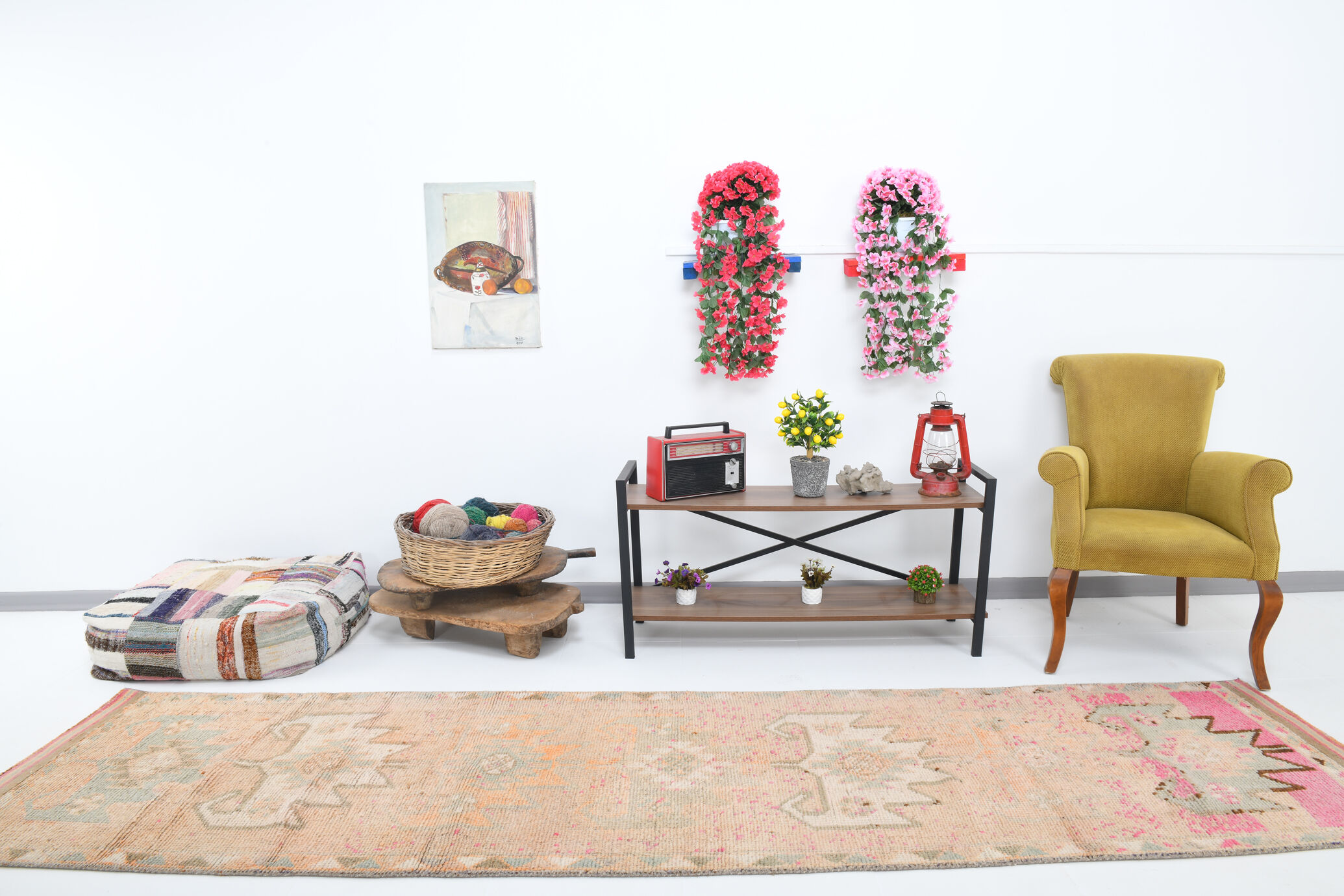 Runner rug, 88x348cm