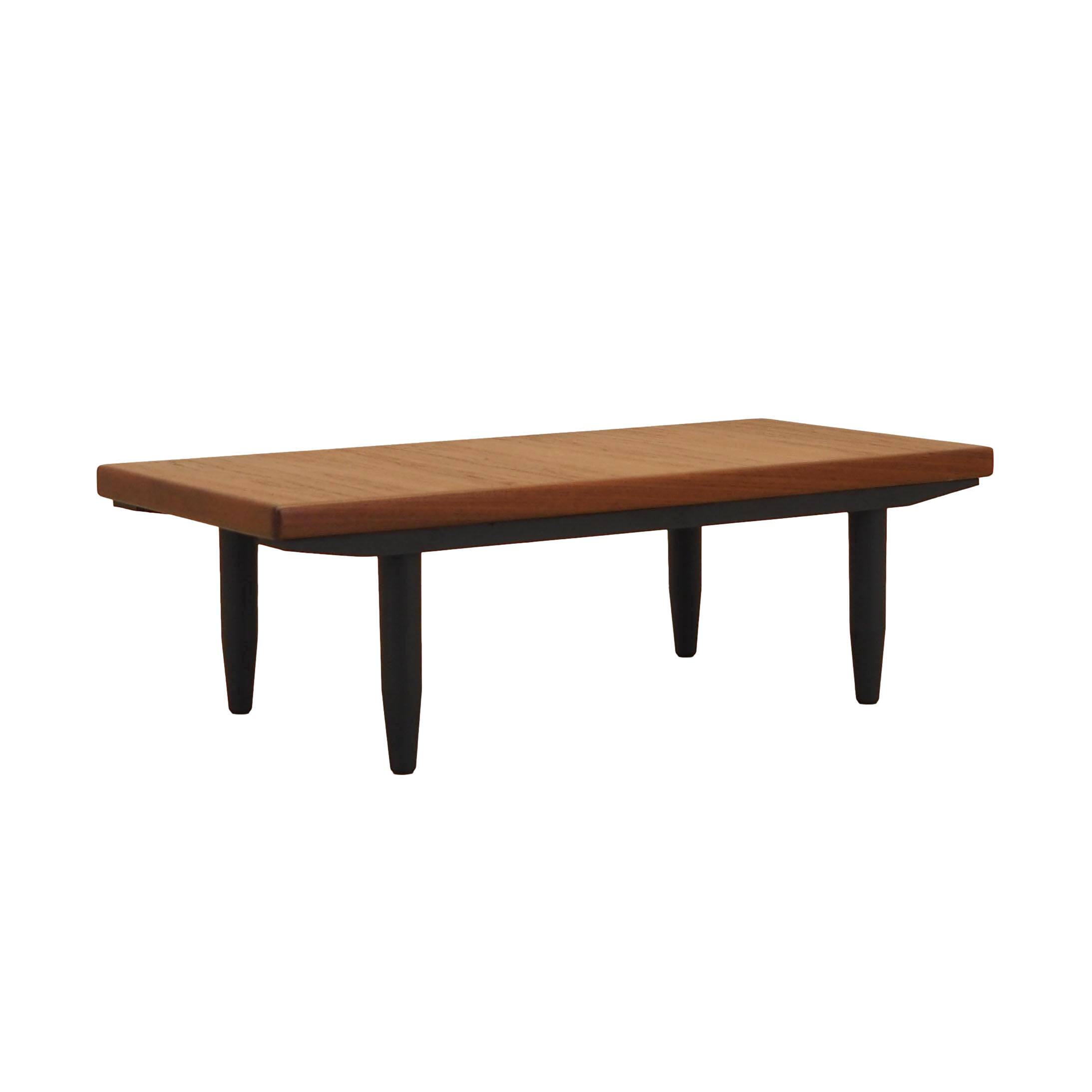 Danish teak coffee table, 1960s