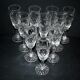 Lorraine crystalware set of 10 cut crystal champagne flutes garland