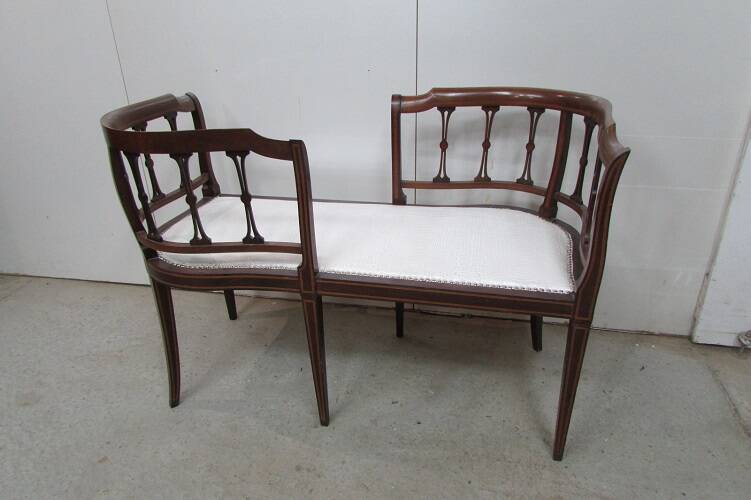 Art Nouveau Confidential Bench