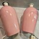 Pair of pink lamp feet