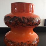 Scandinavian vase from the 60s in glazed ceramic