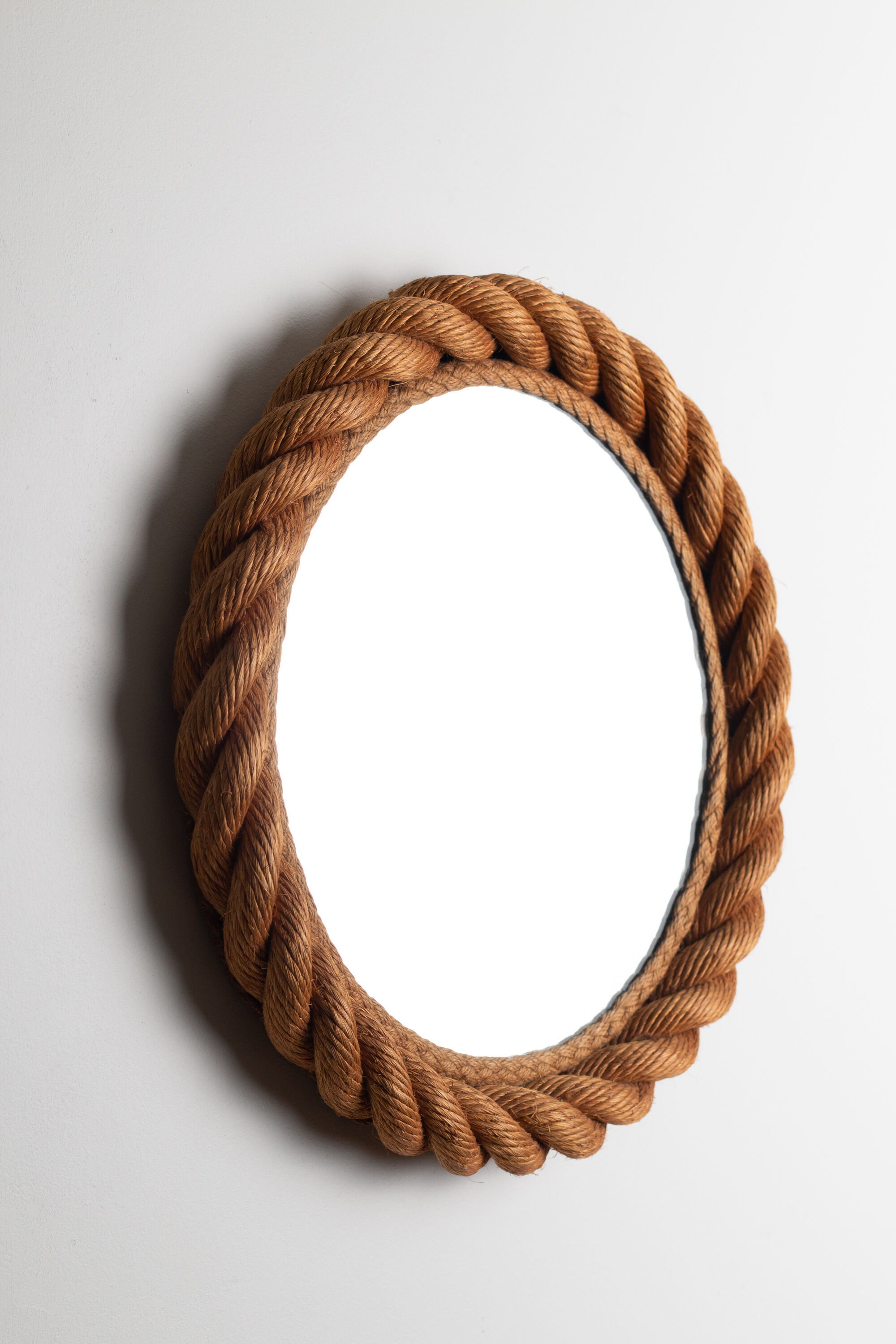 Vintage round mirror 34cm