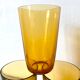 Verres à eau vintage ambrés vereco