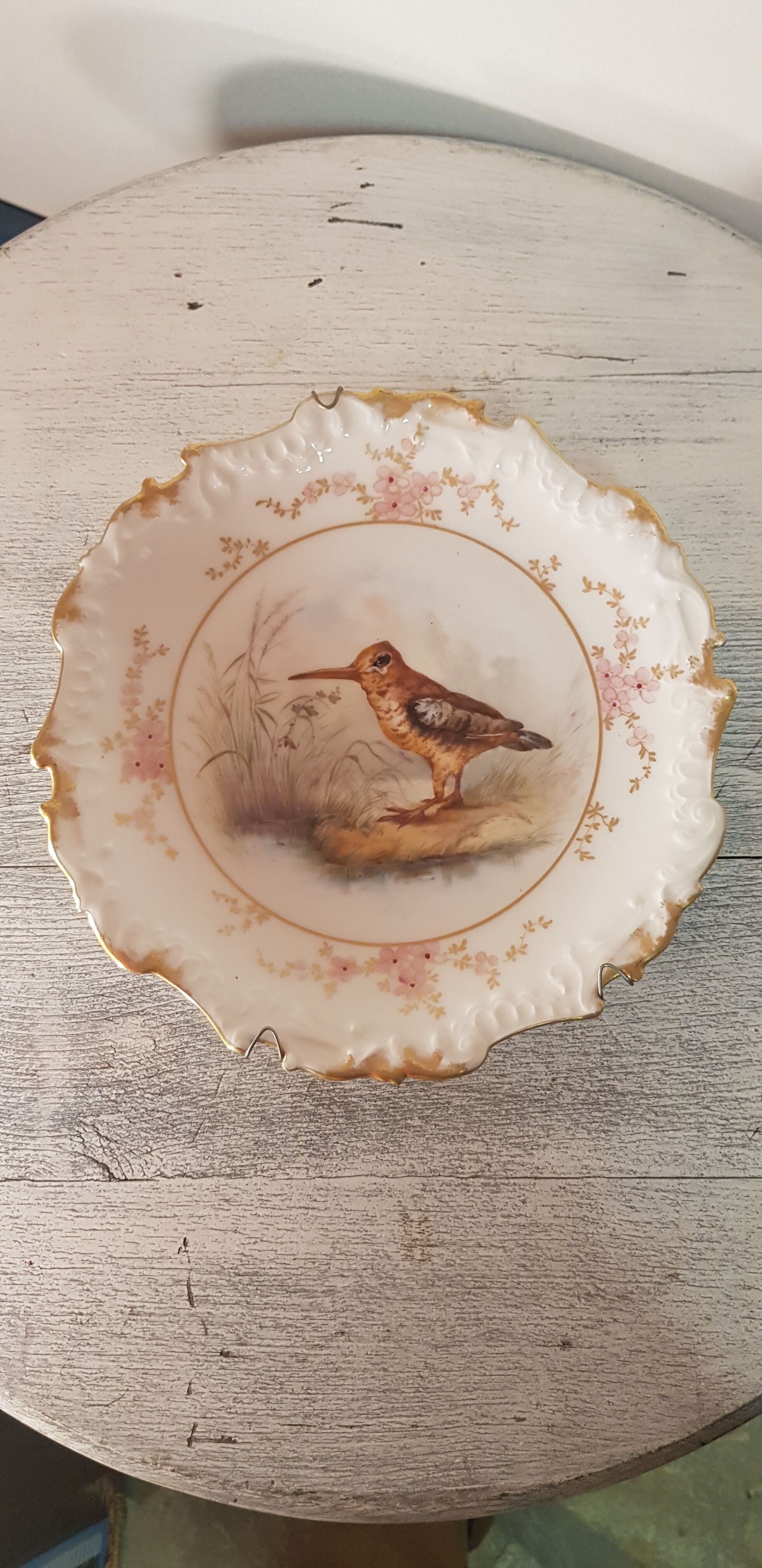 Porcelain plate hunting decoration