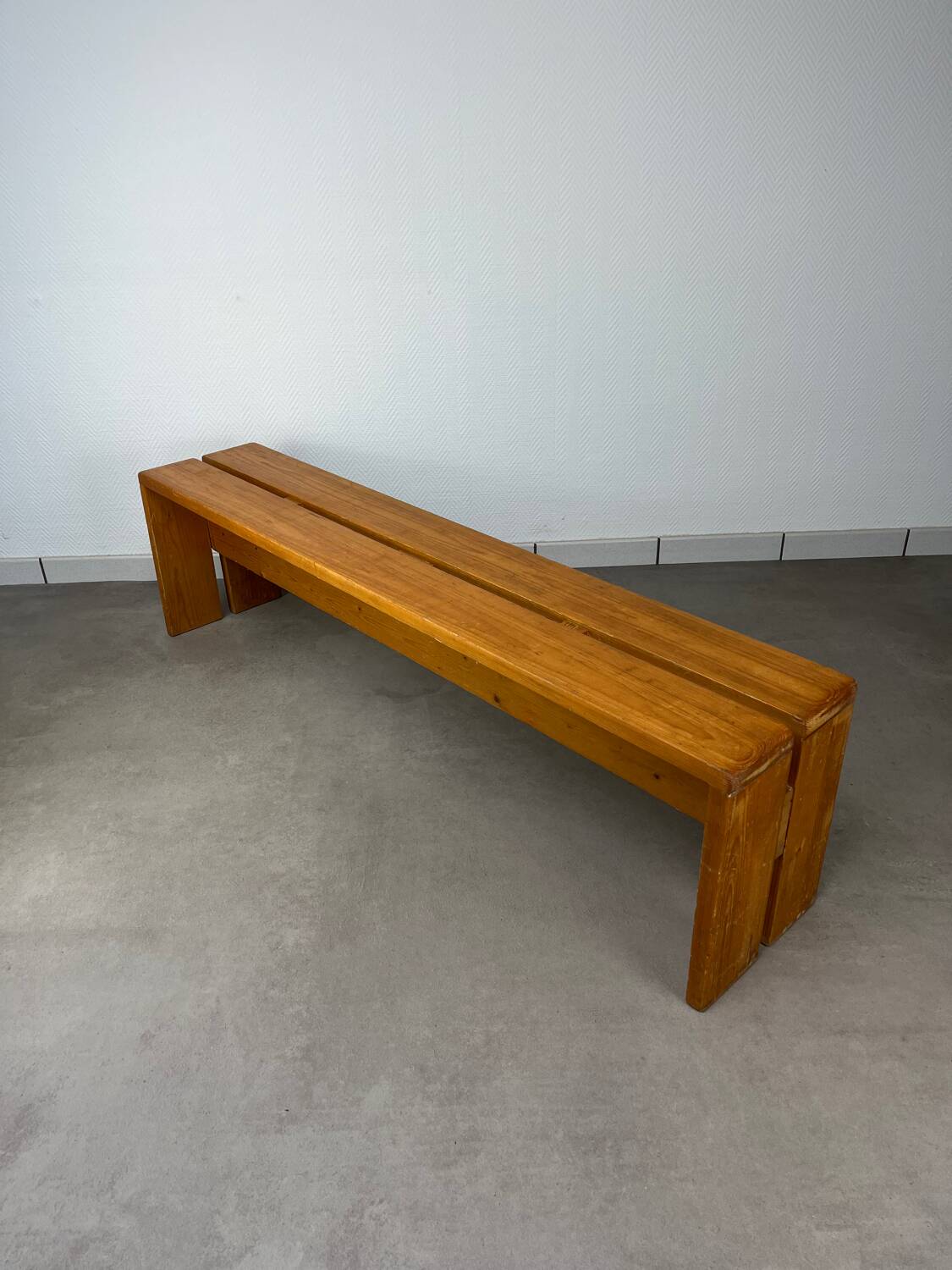 Charlotte Perriand bench for Les Arcs