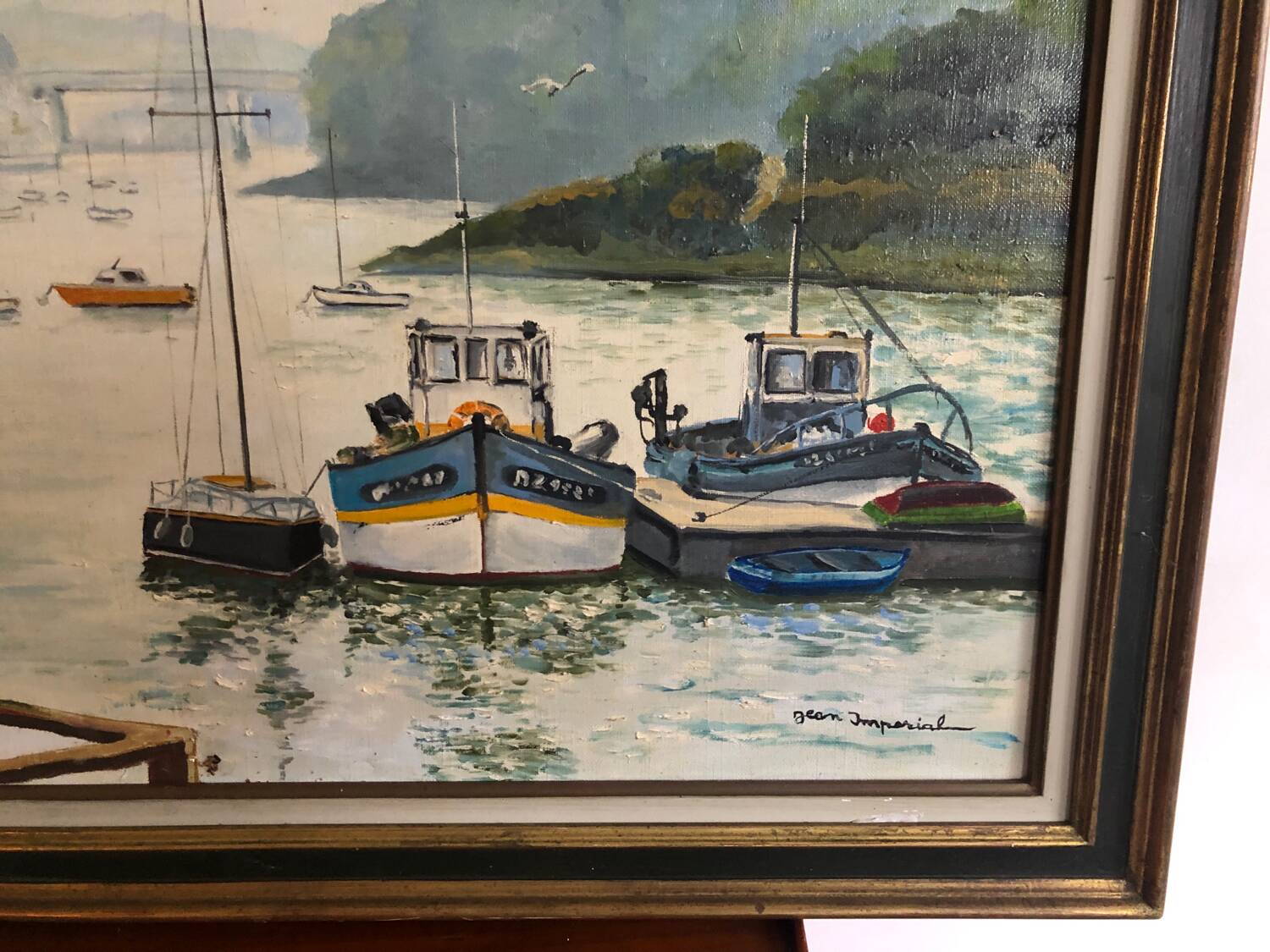 Marine painting oil on canvas