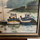 Marine painting oil on canvas