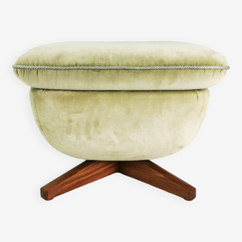 Pouf du milieu du siècle, Parker Knoll, Royaume-Uni, années 1960.