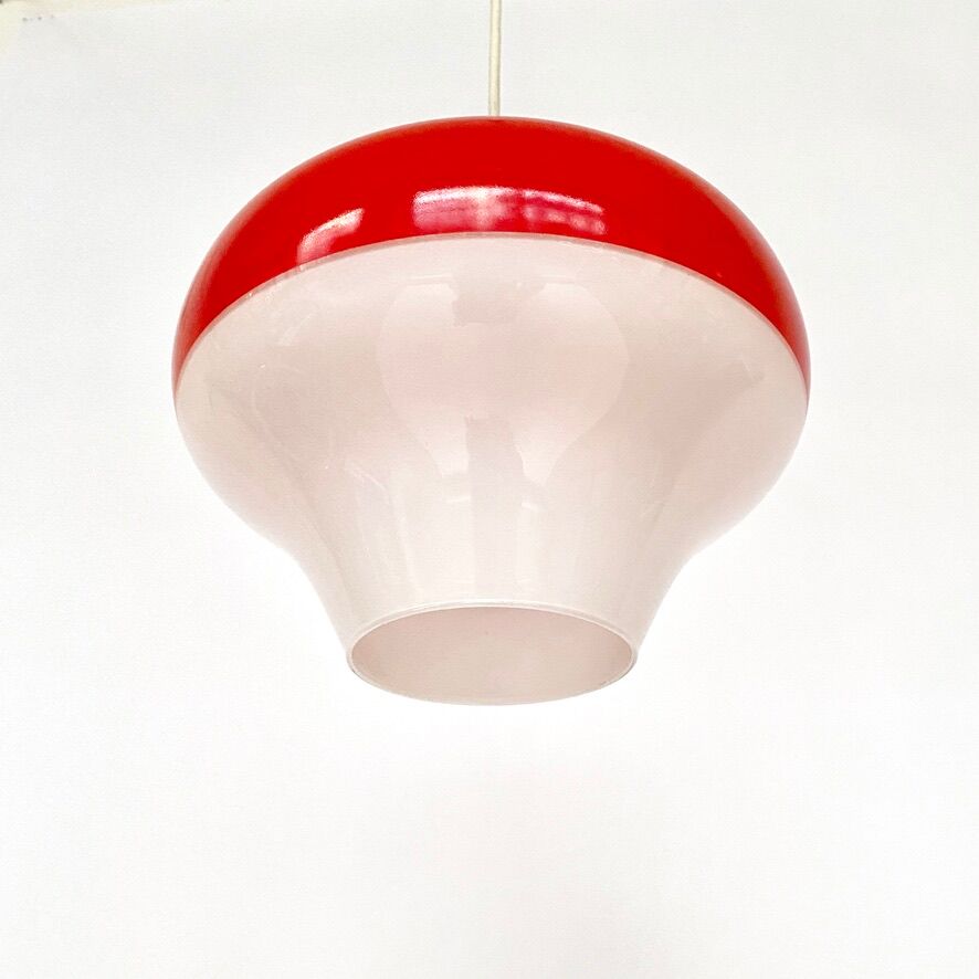 Vintage opaline pendant lamp 70