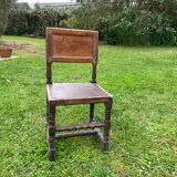 19th century turned wooden chair