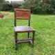 Chaise 19eme tournée en bois