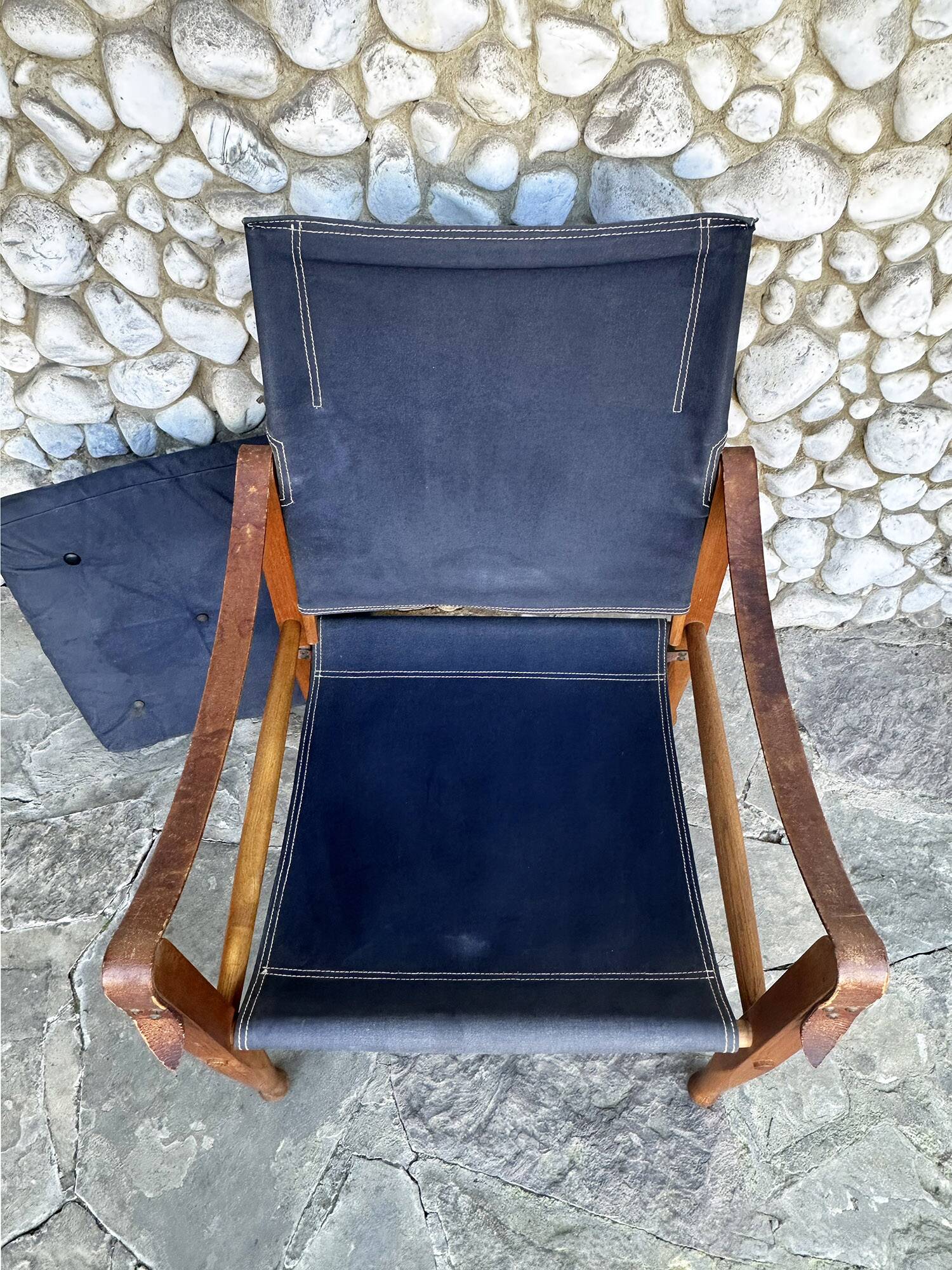 Safari Chair KK47000 Kaare Klint for Rud. Rasmussen, Denmark, 1960