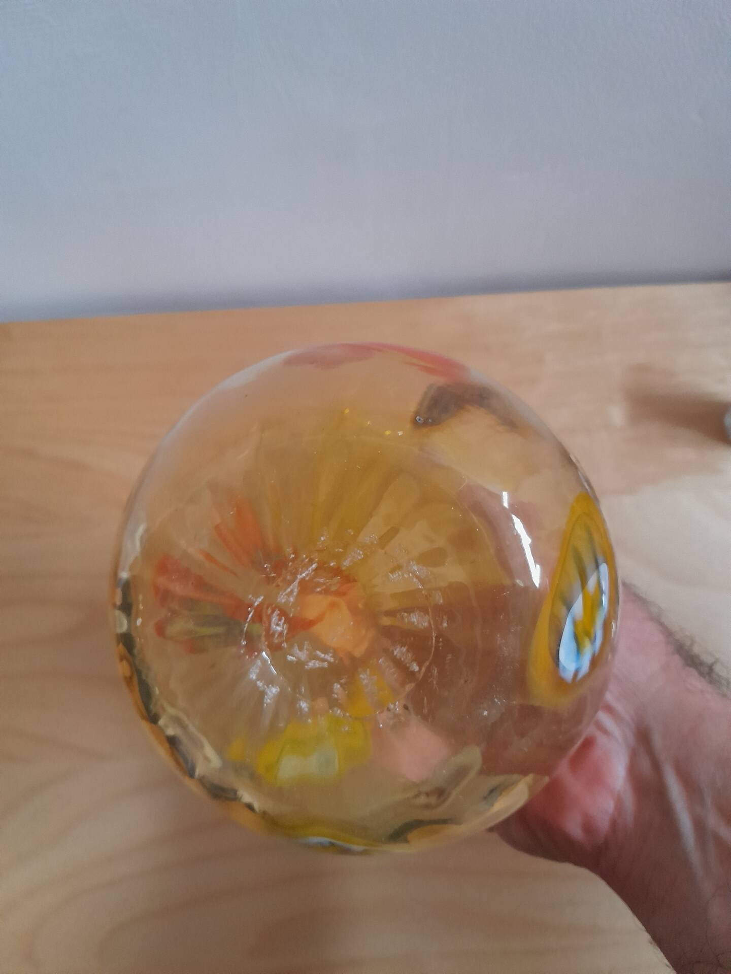 Vintage blown glass vase – Murano style – 1960s/70s