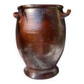 19th century French stoneware pot