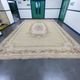 Oversize Aubusson Needlepoint Floral Rug Extra Large Palace Carpet, 414 x 604 cm