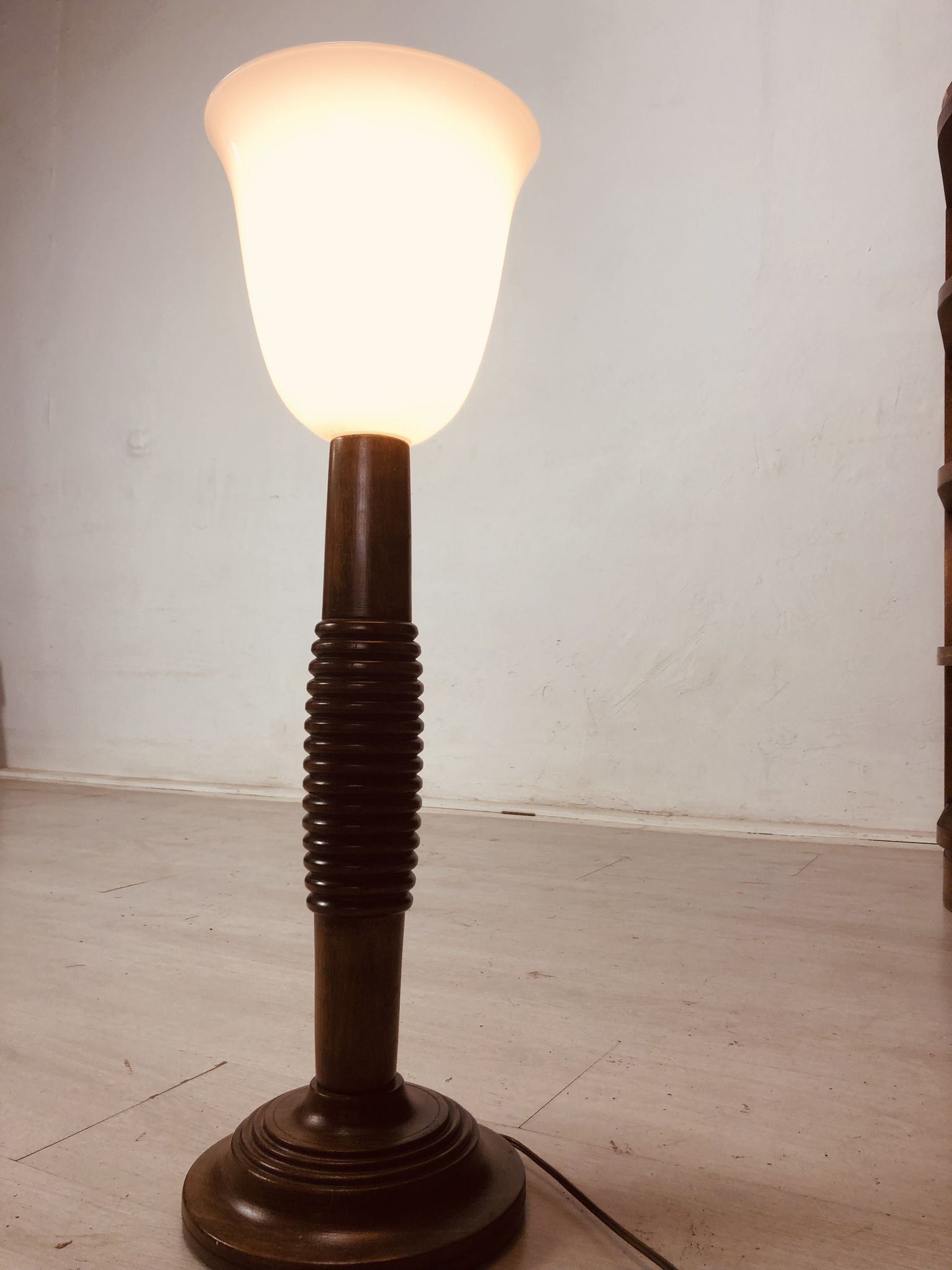 Lampe art déco brutaliste
