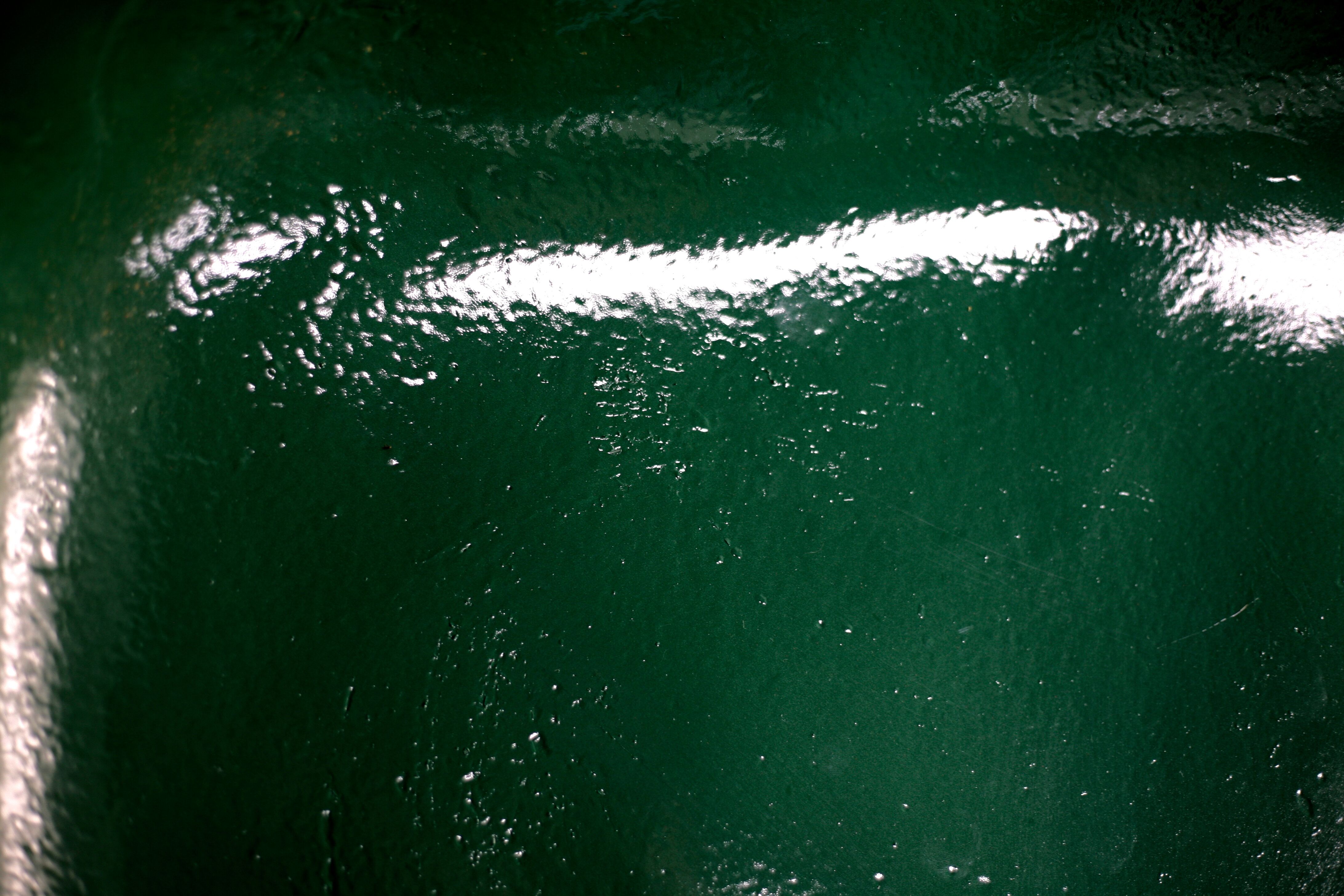 3 painted fiberglass “space age” armchairs. France, circa 1970