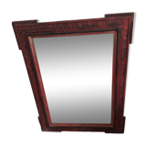 Old Bordeaux red mirror