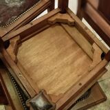Set of 4 restored Art deco chairs