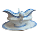 Antique sauce boat Jules Vieillard & Cie Bordeaux – Garland model - Fine earthenware 19th century