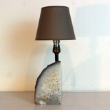 Decorated with a rock crystal lamp