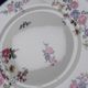 7 Bernardaud Limoges porcelain dessert plates with floral decoration from the 1920s-1950s