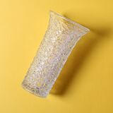 Pressed Glass Vase by Václav Hanuš / Libochovice / Czech Republic / 1970