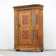 Painted folk art bridal cupboard 1764