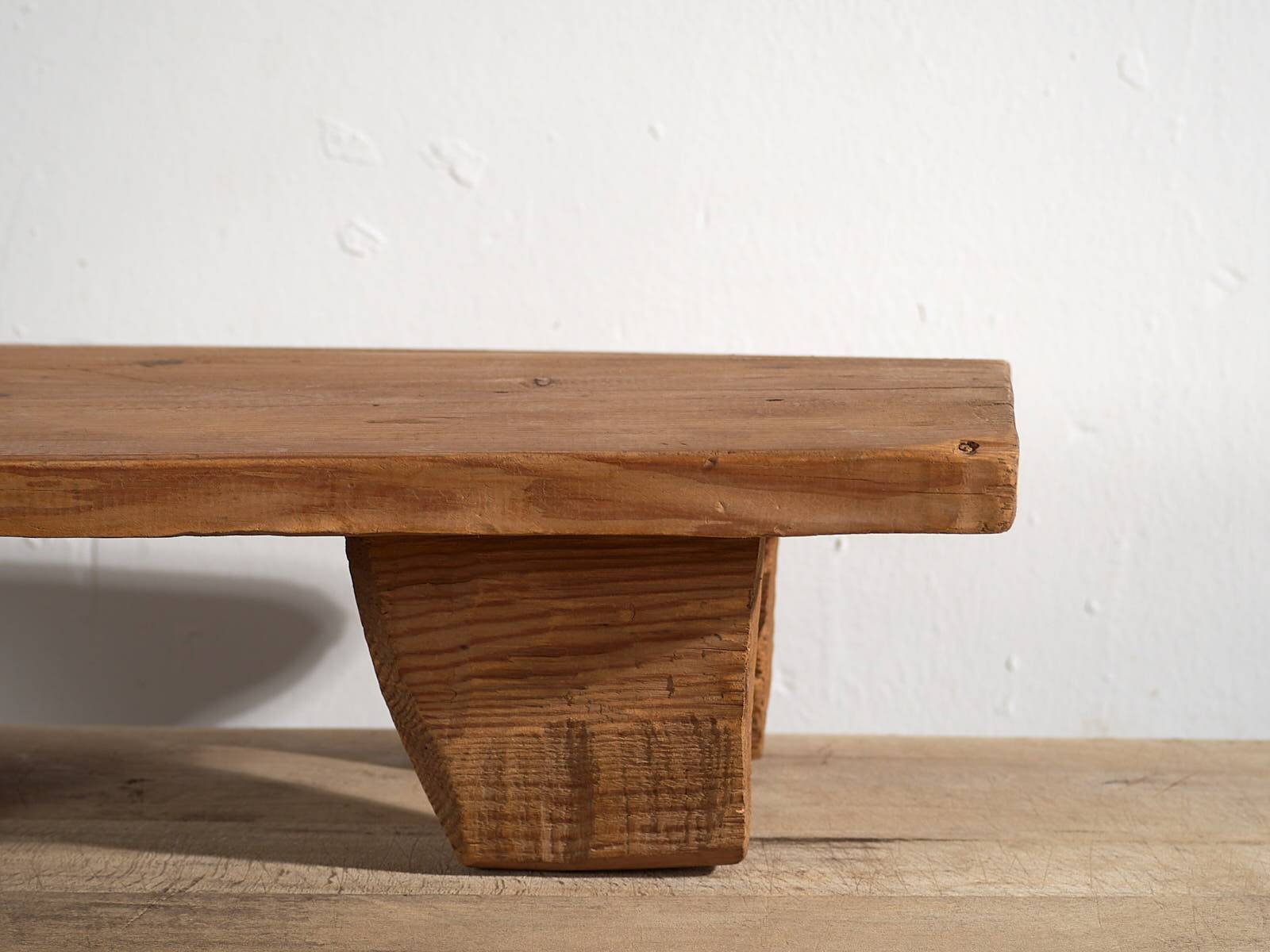 Antique solid wood side table (c.1920)