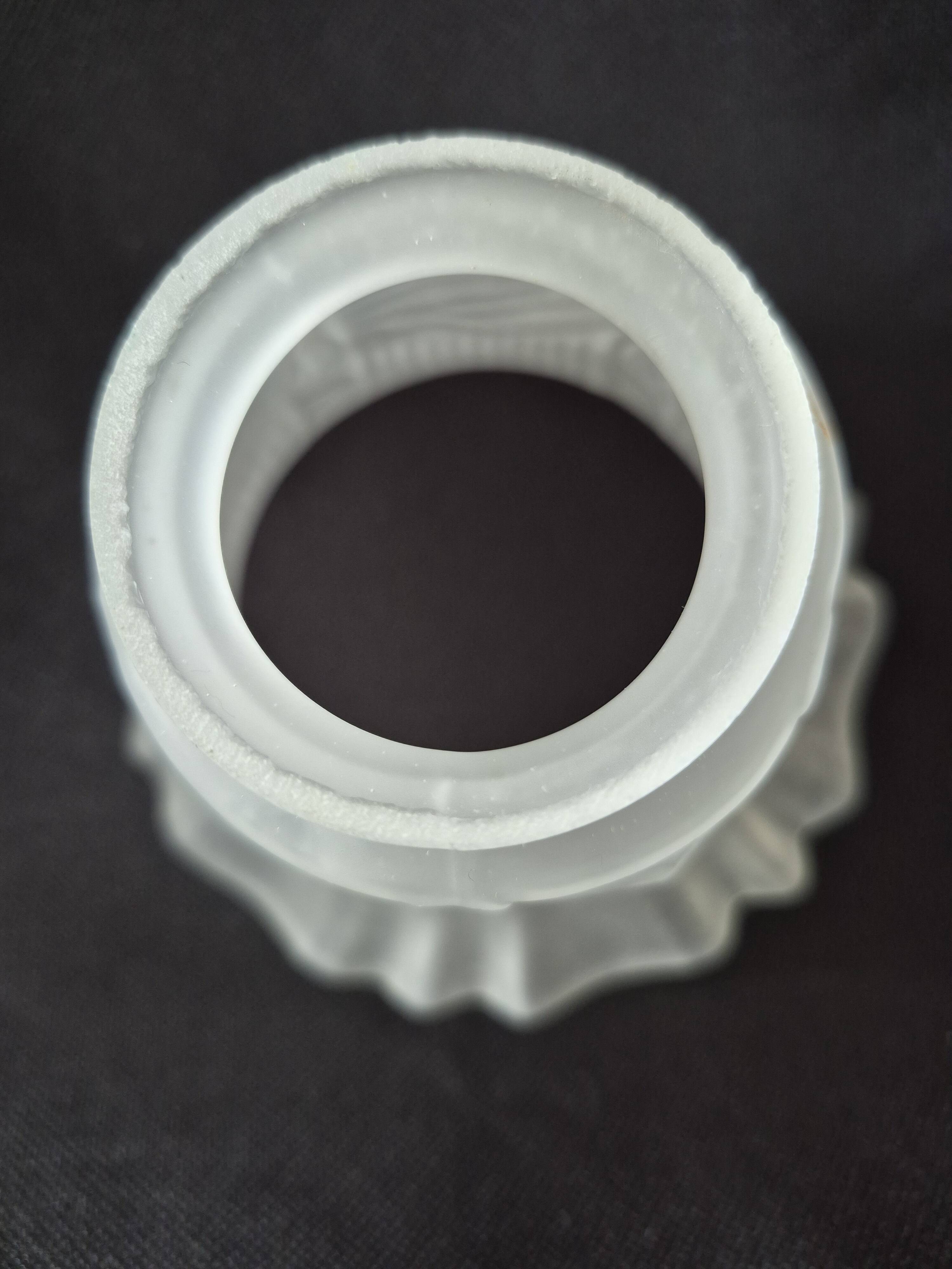 Antique tulip lampshade in satin glass Art Deco A 608