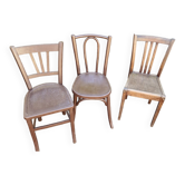 Lot de 3 chaises de bistrot