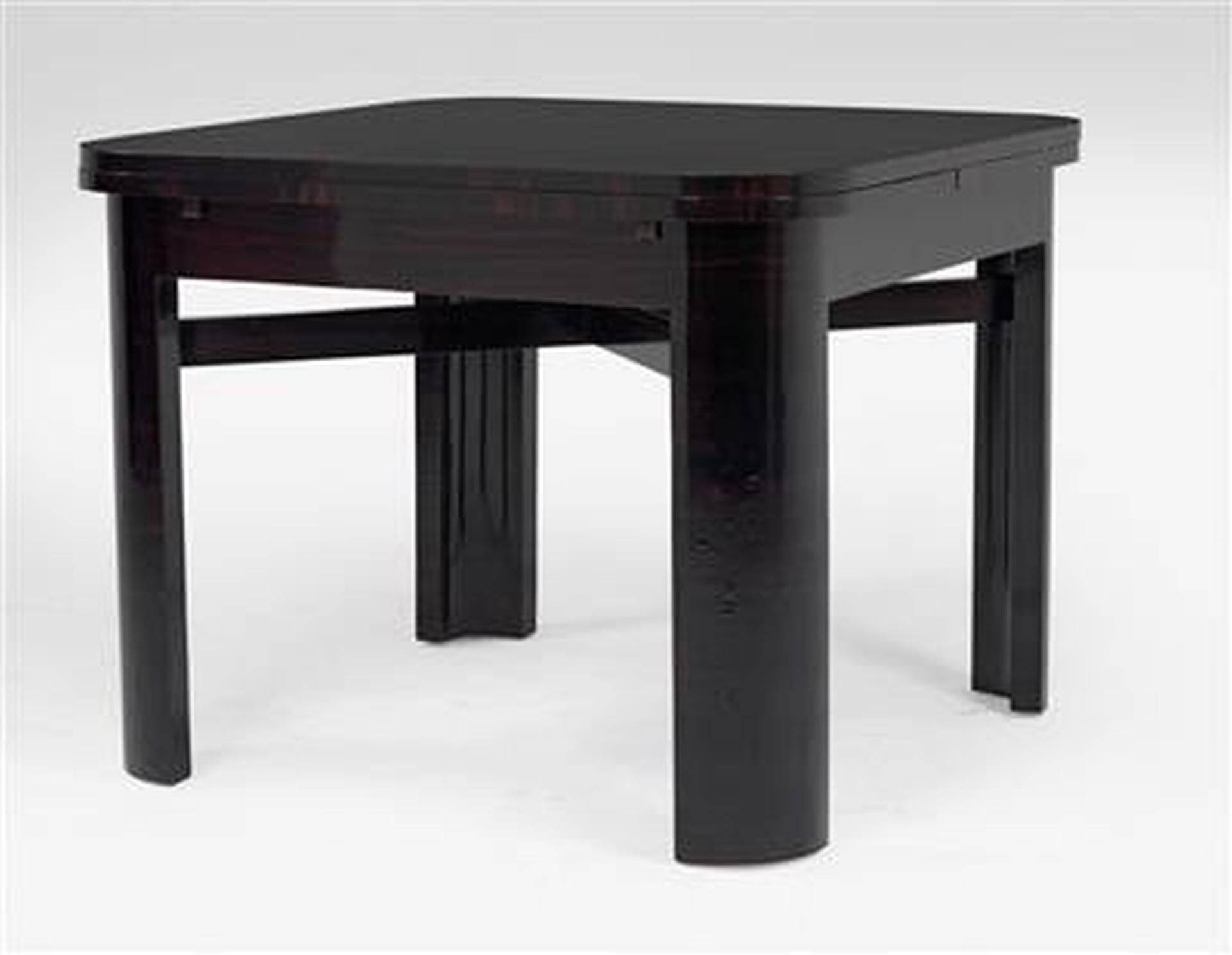 Art Deco coffee table in mahogany by Otto Prutscher