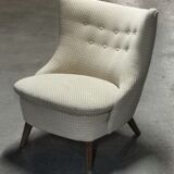 Armchair wing chair egg Barrel 50s modernist